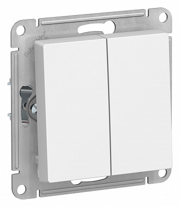 Выключатель без рамки Systeme Electric AtlasDesign 2-кл. белый фото фото 2 Выключатель без рамки Systeme Electric AtlasDesign 2-кл. белый картинка фото 2