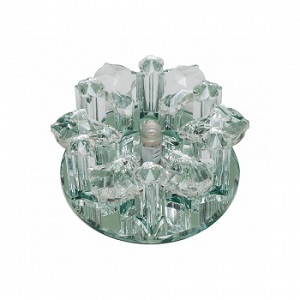 Светильник встраиваемый Fametto/Fiore DLS-F121 G4 GLASSY/CLEAR 50мм/40Вт фото Светильник встраиваемый Fametto/Fiore DLS-F121 G4 GLASSY/CLEAR 50мм/40Вт картинка