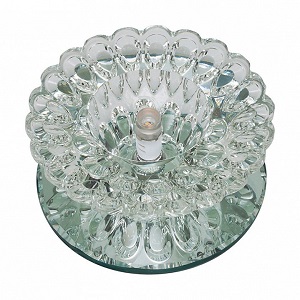 Светильник встраиваемый Fametto/Fiore DLS-F124 G4 GLASSY/CLEAR 50мм/40Вт фото Светильник встраиваемый Fametto/Fiore DLS-F124 G4 GLASSY/CLEAR 50мм/40Вт картинка