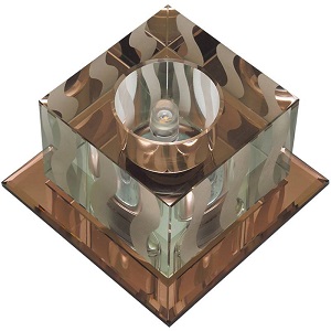Светильник встраиваемый Fametto/Fiore DLS-F126 G4 TEA/CLEAR 50мм/40Вт фото Светильник встраиваемый Fametto/Fiore DLS-F126 G4 TEA/CLEAR 50мм/40Вт картинка