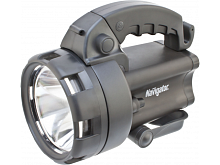 Фонарь ручной/прожектор Navigator NPT-SP09--ACCU-CREE1х3Вт+4LED-4Вт/4Ач Пластик/черный картинка 