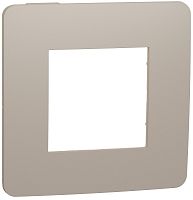 Рамка универсальная Schneider Electric Unica Studio Color 1-м. песочный/бежевый картинка