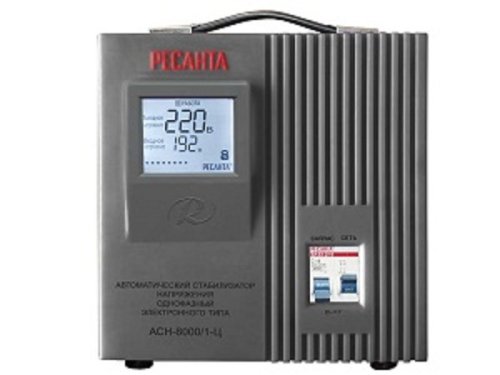 Стабилизатор напряжения Ресанта АСН-8000/1-Ц, до 8кВт 63/6/7 картинка