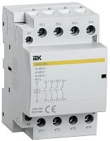 Контактор модульный IEK KARAT КМ40-40М 3п 4НО 40А 230В AC/DC картинка