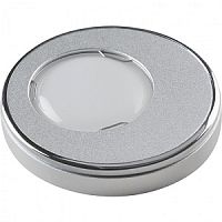 Светильник встраиваемый Fametto/Vernissage DLS-V104 GU5.3 SAND SILVER+CHROME 60мм/50Вт картинка 