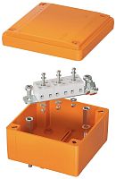 Коробка огнестойкая DKC Vulcan 100x100x50мм 5x6мм без сальников IP56 оранжевый