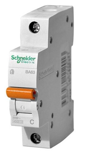 Выключатель автоматический Schneider Electric Домовой 1п C 32А BA63 4.5кА фото фото 2 Выключатель автоматический Schneider Electric Домовой 1п C 32А BA63 4.5кА картинка фото 2