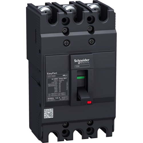 Выключатель автоматический в литом корпусе Schneider Electric EasyPact EZC100N 3п 63А 18кА картинка фото 2