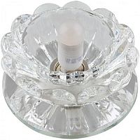 Светильник встраиваемый Fametto/Fiore DLS-F108 G9 GLASSY/CLEAR 65мм/35Вт картинка 
