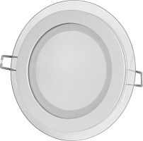 Светильник встраиваемый (панель) Navigator NDL-RP3-7W LED 220В 7Вт 360Лм 4К IP20 Круг/Стекло картинка 