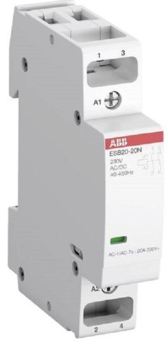 Контактор модульный ABB ESB 20-20N-06 1п 2НО 20А 220В AC/DC фото Контактор модульный ABB ESB 20-20N-06 1п 2НО 20А 220В AC/DC картинка