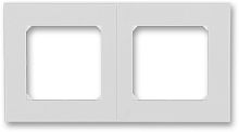 Рамка универсальная ABB EPJ Levit 2-м. серый/белый картинка
