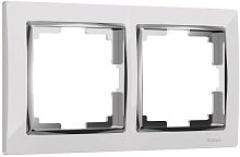 Рамка универсальная Werkel Snabb 2-м. белый/хром картинка