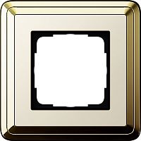 Рамка универсальная Gira ClassiX 1-м. латунь/кремовый картинка