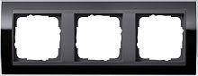 Рамка универсальная Gira Event Clear 3-м. черный/антрацит картинка