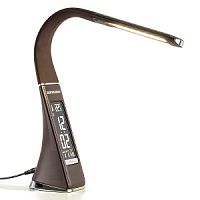 Светильник настольный "Ремень" Uniel LED TLD-542 220В 5Вт 300Лм 5000K Диммер/коричневый картинка 