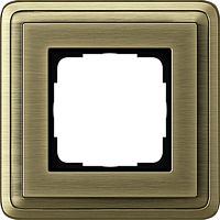 Рамка универсальная Gira ClassiX 1-м. бронза/бронза картинка