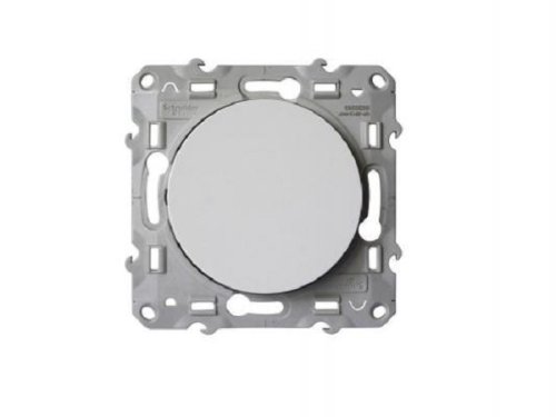 Переключатель без рамки Schneider Electric Odace 1-кл. перекрестный белый картинка фото 2