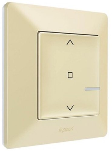 Умный выключатель беспроводной управления жалюзи Valena Life Netatmo 1-кл. IP20 слоновая кость