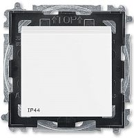 Переключатель без рамки ABB EPJ Levit 1-кл. проходной IP44 белый/белый картинка