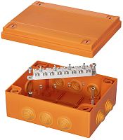 Коробка огнестойкая DKC Vulcan 150x110x70мм 12x4мм IP55 оранжевый