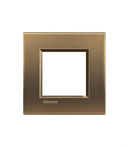 Рамка BTicino Legrand 2 мод LivingLight прямоугольная Бронза  картинка фото 2