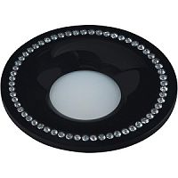 Светильник встраиваемый Fametto/Vernissage DLS-V103 GU5.3 BLACK 70мм/50Вт картинка 