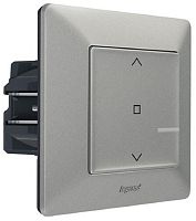 Умный выключатель управления жалюзи Valena Life Netatmo 1-кл. IP20 алюминий