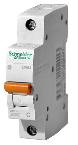Выключатель автоматический Schneider Electric Домовой 1п C 10А ВА63 4.5кА картинка фото 2