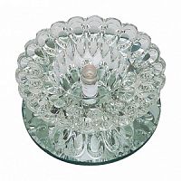 Светильник встраиваемый Fametto/Fiore DLS-F124 G4 GLASSY/CLEAR 50мм/40Вт картинка 