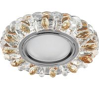 Светильник встраиваемый Feron CD916 12/220В MR16 GU5.3 50/3Вт Прозрачный/Коричневый картинка 