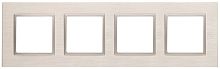Рамка универсальная Эра Elegance 4-м. металл шампань/шампань картинка