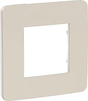 Рамка универсальная Schneider Electric Unica Studio Color 1-м. шампань/белый картинка