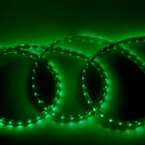 Светодиодная лента 220В Ecola 60LED/m IP68-220V-14,4W/m-50M-Green картинка 