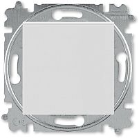 Выключатель кнопочный без рамки ABB EPJ Levit 1-кл. серый/белый картинка