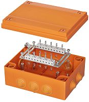Коробка огнестойкая DKC Vulcan 240x190x90мм 20x4мм IP55 оранжевый