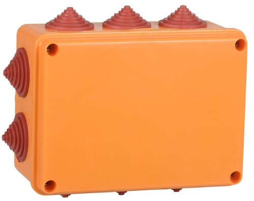 Коробка огнестойкая IEK 150x110x70мм 6x6мм IP55 оранжевый Коробка огнестойкая IEK 150x110x70мм 6x6мм IP55 оранжевый