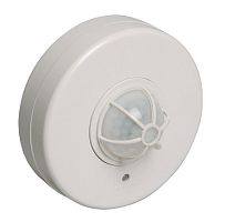 Датчик движения ИК/Лк IEK ДД-024 230В 1,1КВа/300Вт LED/180/6м/10c - 7мин/IP33 картинка 
