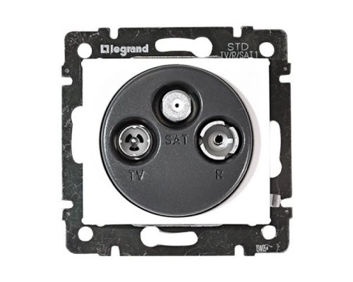 Розетка TV+FM+SAT Оконечная без рамки Legrand Valena белый фото фото 2 Розетка TV+FM+SAT Оконечная без рамки Legrand Valena белый картинка фото 2