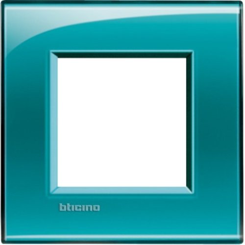 Рамка прямоугольная Legrand BTicino LivingLight 2 мод Зеленый  картинка фото 2