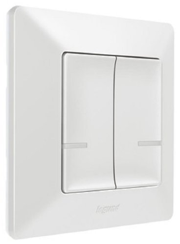 Умный выключатель беспроводной Valena Life Netatmo 2-кл. IP20 белый