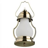 Светильник подвесной "Кантри" Arte Lamp 15 A1502SP-1AB 220В Е14 40Вт IP20 Белый/Бронза картинка 