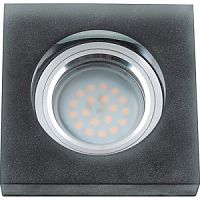 Светильник встраиваемый Fametto/Luciole DLS-L111 GU5.3 CHROME/MATT BLACK 65мм/35Вт+1В картинка 