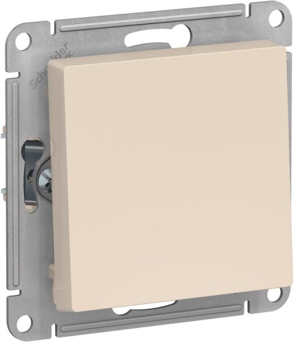 Выключатель без рамки Systeme Electric AtlasDesign 1-кл. бежевый картинка фото 4