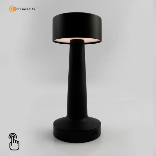 Светильник настольный ESTARES DOWN LIGHT 2W R-SENSOR-85X215-BLACK-DC5V/1A-IP20 картинка 