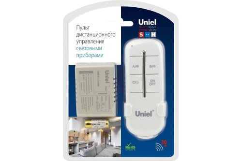 Дистанционный выключатель Uniel UCH-P005 G3 220В/3х1000Вт/30м/1хА23/IP20 картинка 