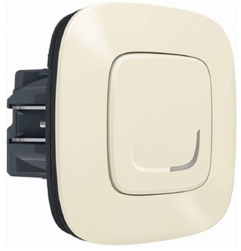 Умный выключатель с опцией диммирования 5-300Вт Valena Allure Netatmo 1-кл. IP20 слоновая кость