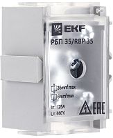Блок распределительный проходной EKF PROxima RBP РБД-35 125/50А картинка 