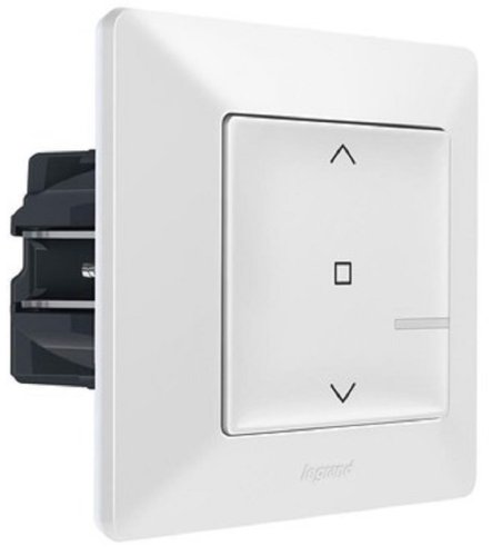 Умный выключатель управления жалюзи Valena Life Netatmo 1-кл. IP20 белый