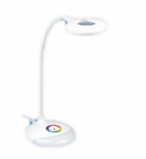 Светильник настольный Uniel LED TLD-535 3Вт 250Лм 5500К AC/DC Диммир/Белый/RGB фото Светильник настольный Uniel LED TLD-535 3Вт 250Лм 5500К AC/DC Диммир/Белый/RGB картинка